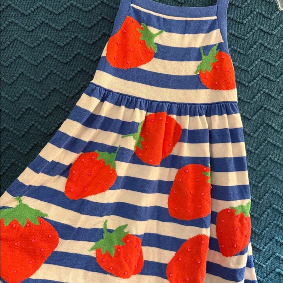 VINTAGE Mini Boden Kids Strawberry Dress - SZ 6-7Y - Great condition - Picture 4 of 6